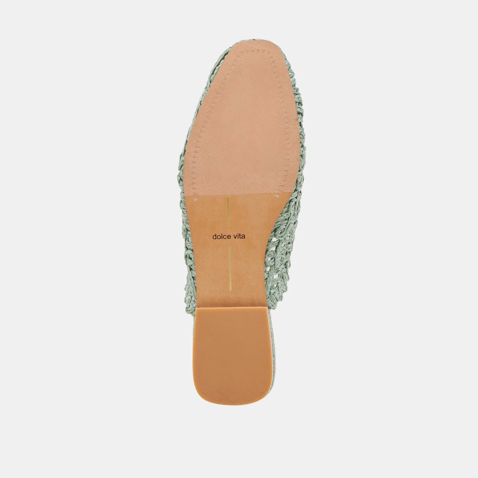 DIYA FLATS LUMIÈRE SAUGE MACRAMÉ