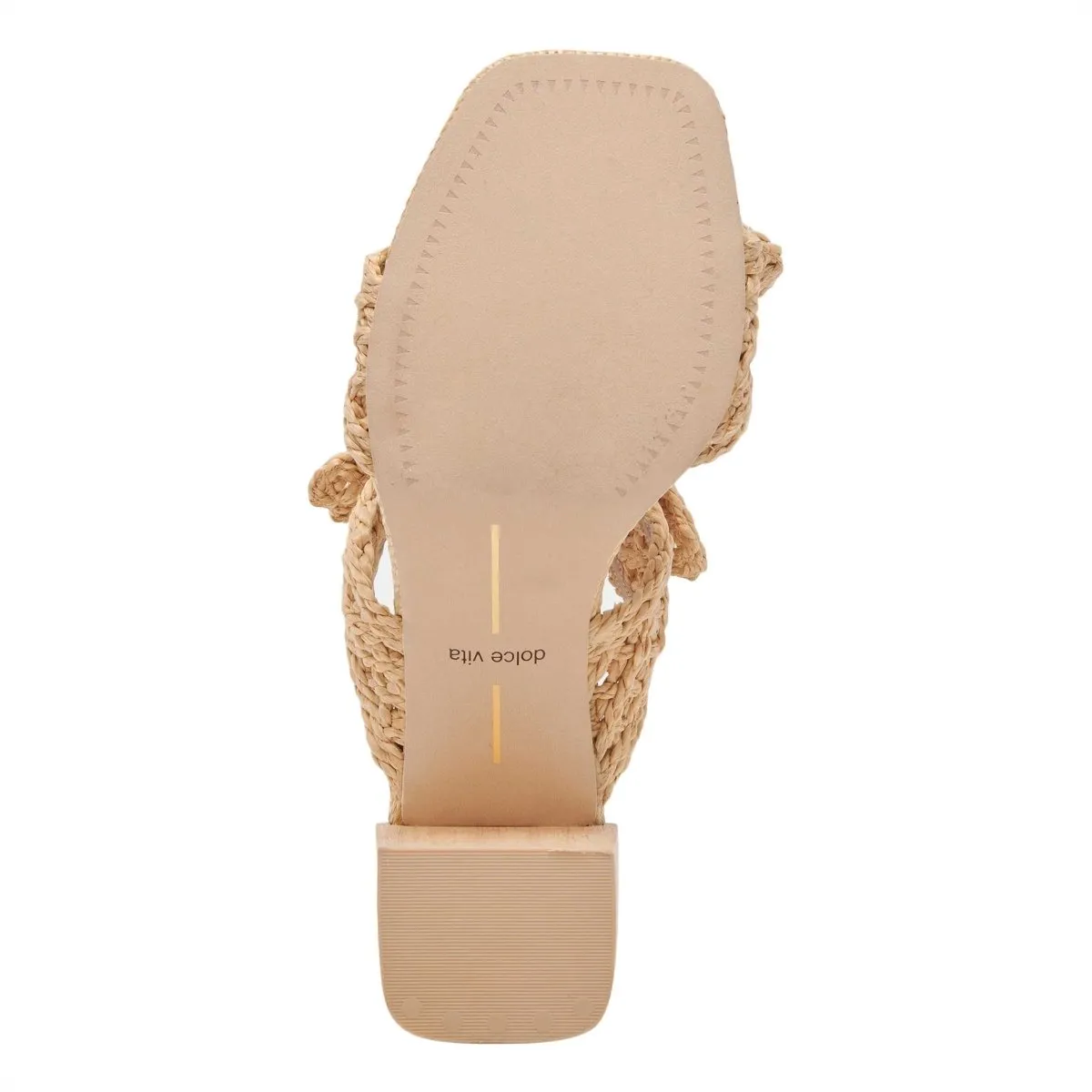 Dolce Vita Femmes Zemmie Raffia Naturel