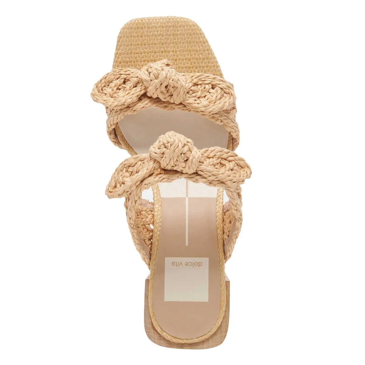 Dolce Vita Femmes Zemmie Raffia Naturel