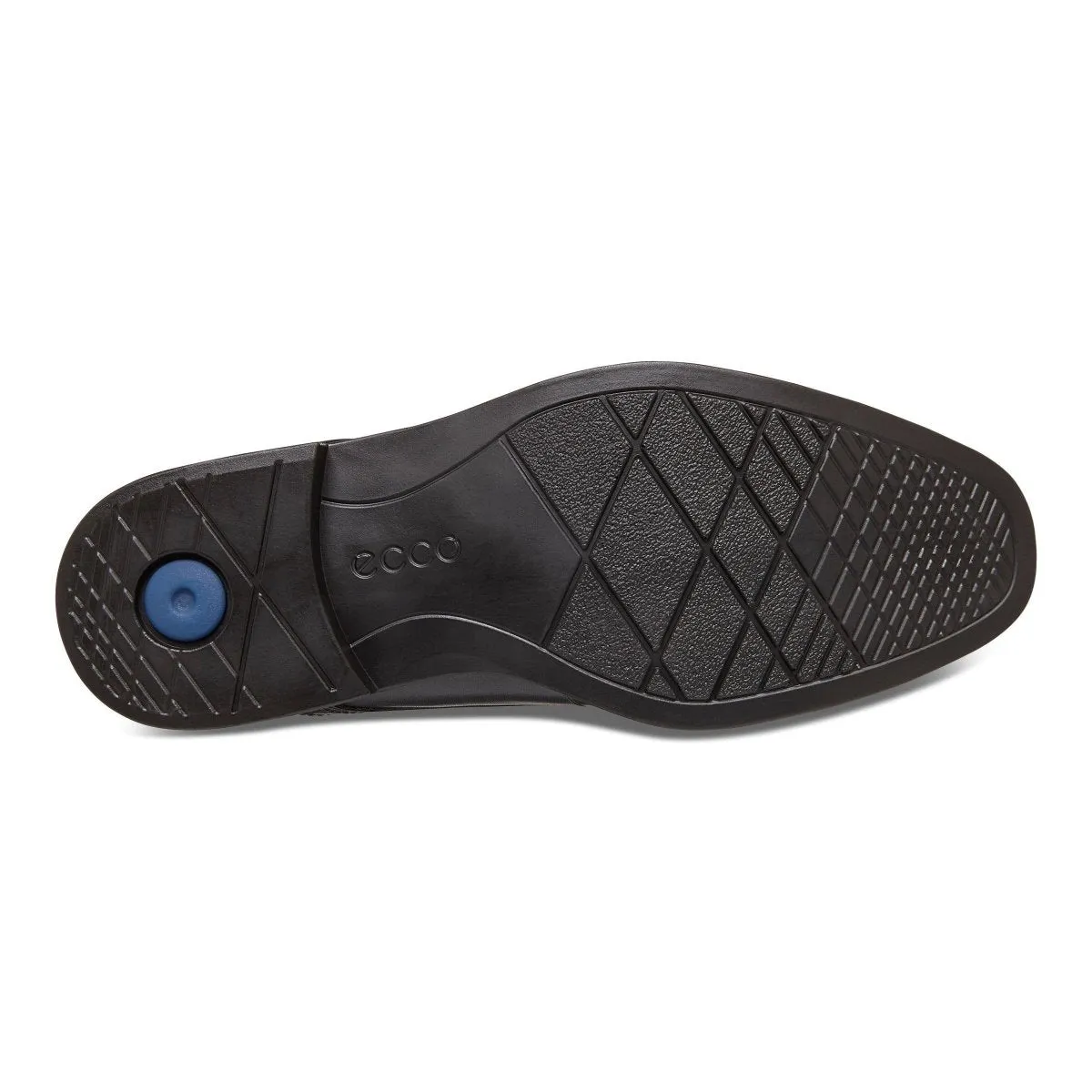 Ecco Men's 621634 Cravate Melbourne en Cuir Noir