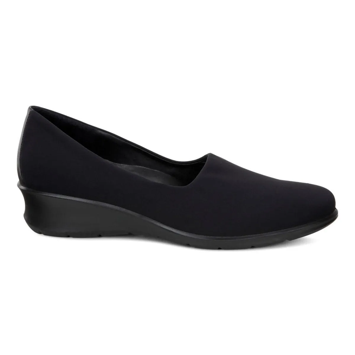 Ecco Femmes Felicia Tissu Noir Élastique