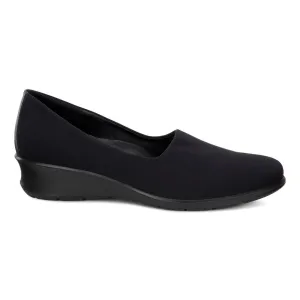 Ecco Femmes Felicia Tissu Noir Élastique