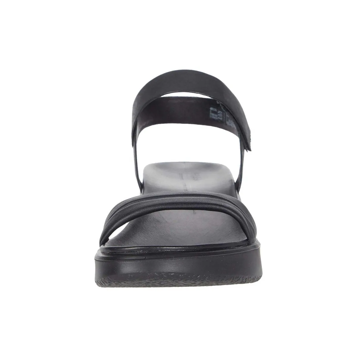 Ecco Sandale Femme FlowT LX2 Band à Plateforme Wedge Noir