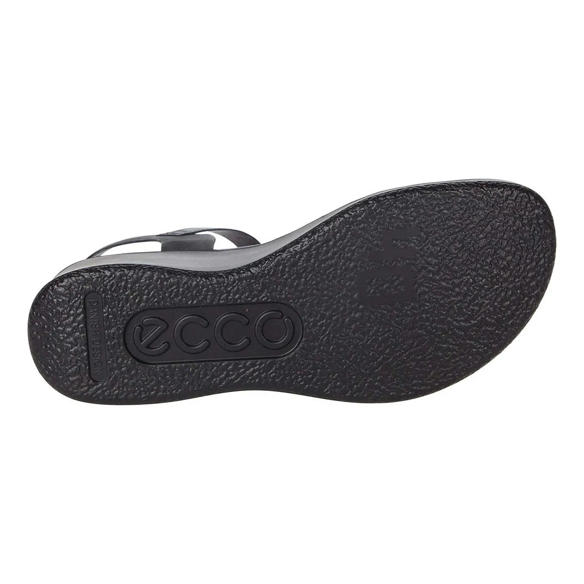 Ecco Sandale Femme FlowT LX2 Band à Plateforme Wedge Noir