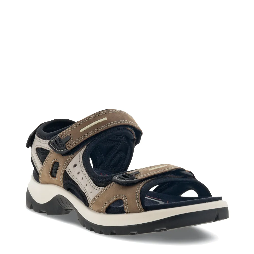 Sandale Yucatan pour femme Ecco en brun bouleau