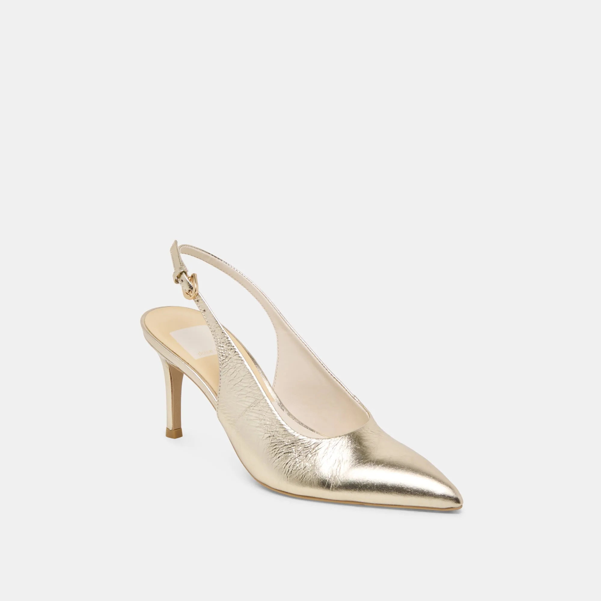 ELASI TALONS LUMIÈRE OR CRÉPÉ VERNI