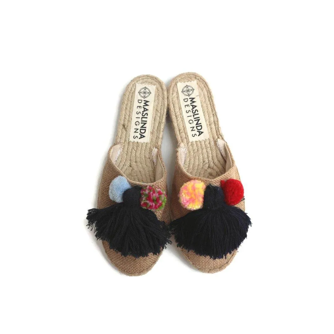 Espadrilles Pantoufles - Jute Naturel