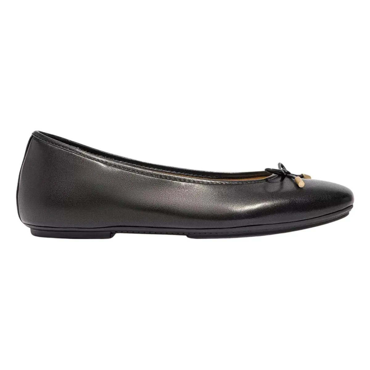 FitFlop Femmes Delicato Nœud Cuir Noir