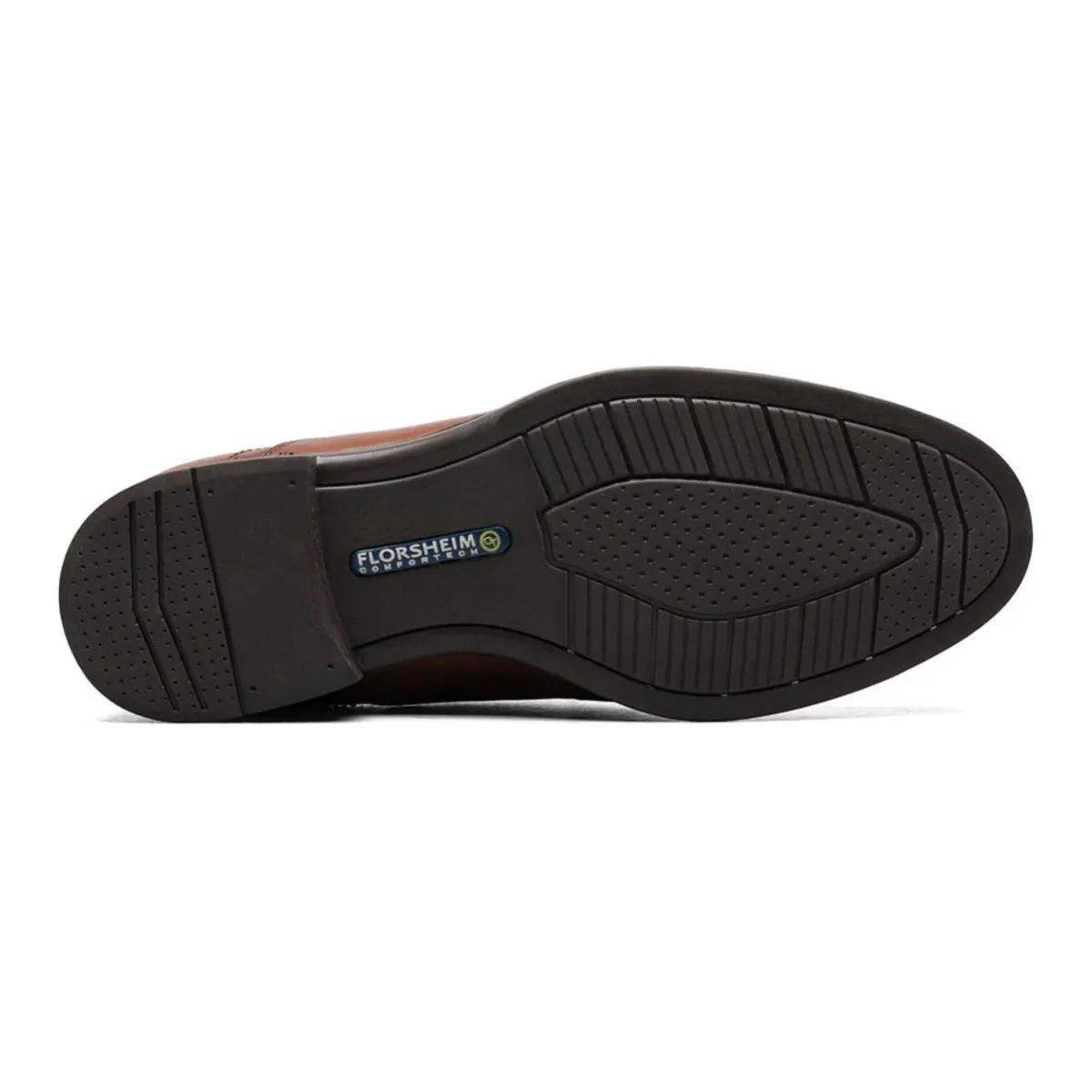 Florsheim Oxford à bout capitonné Midtown pour homme en cuir cognac