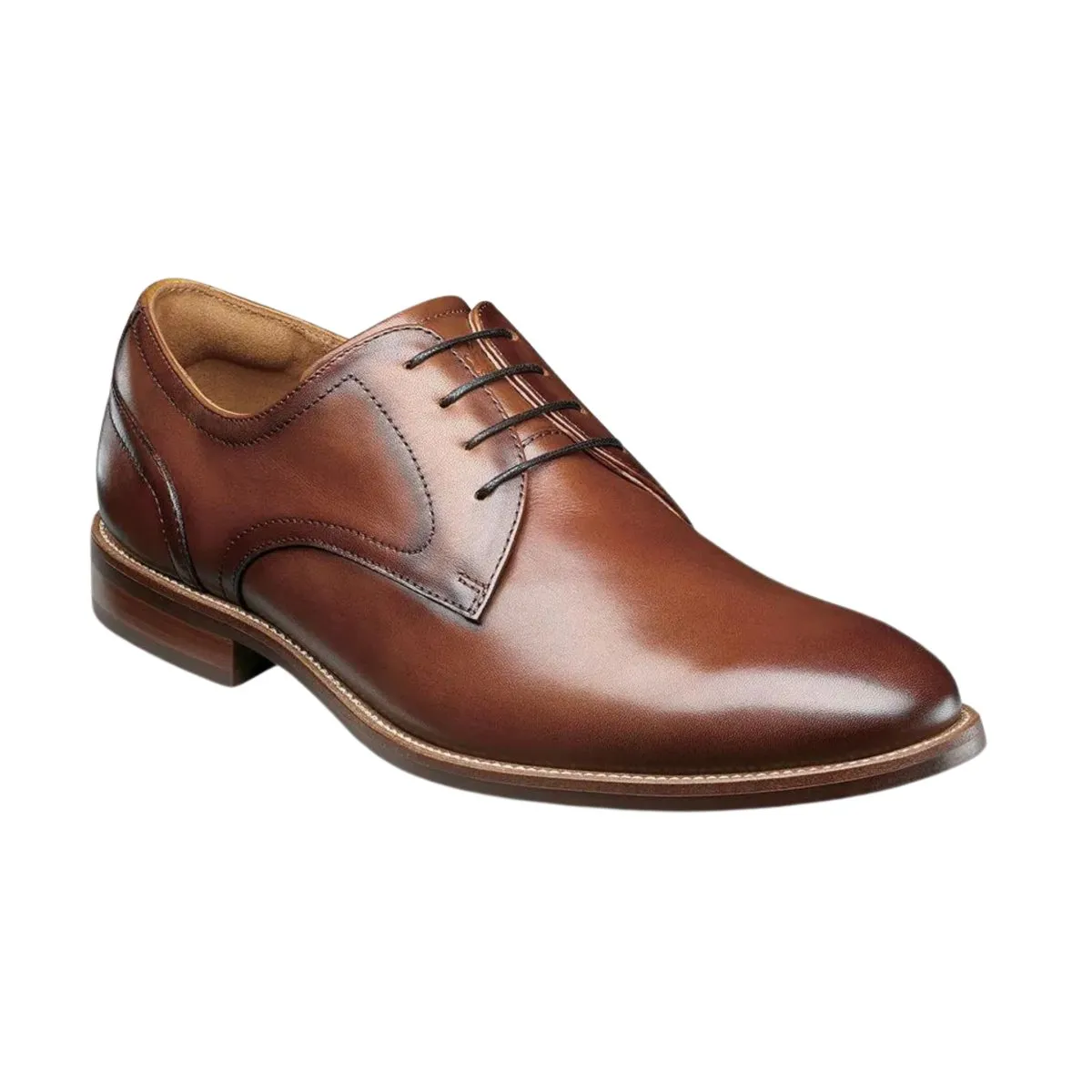 Florsheim Chaussures Oxford Unis pour Homme en Cuir Cognac