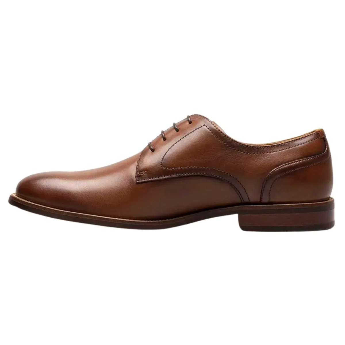 Florsheim Chaussures Oxford Unis pour Homme en Cuir Cognac