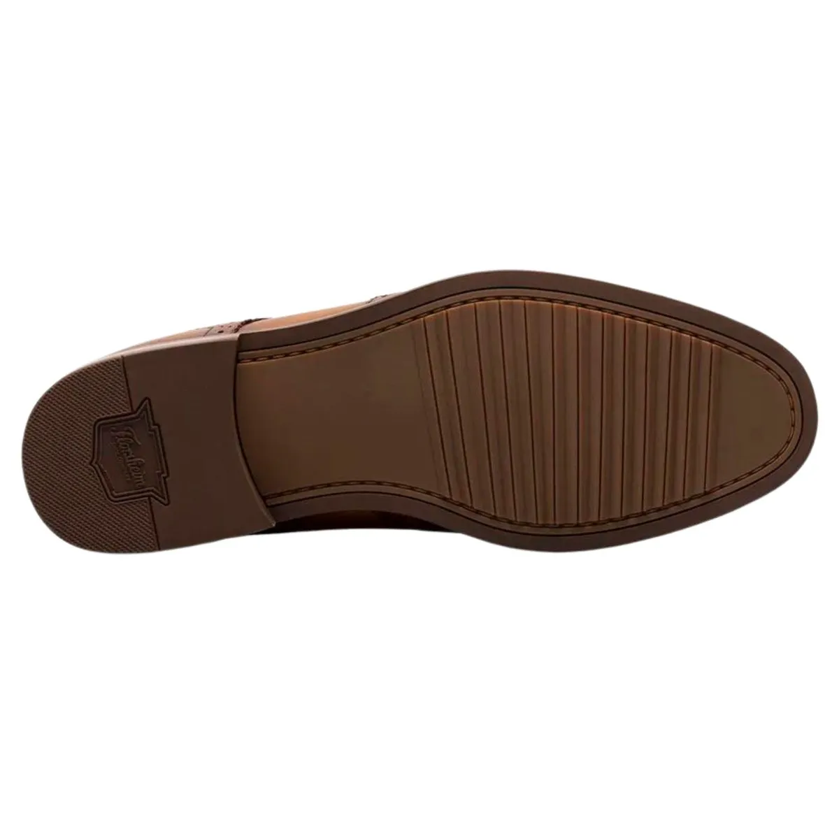 Florsheim Chaussures Oxford Unis pour Homme en Cuir Cognac