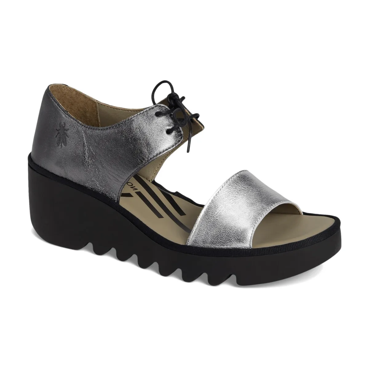 Fly London Femme BILU465 Argent/Graphite