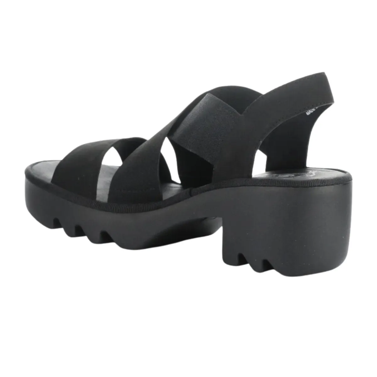 Fly London Femme Taji Noir Élastique