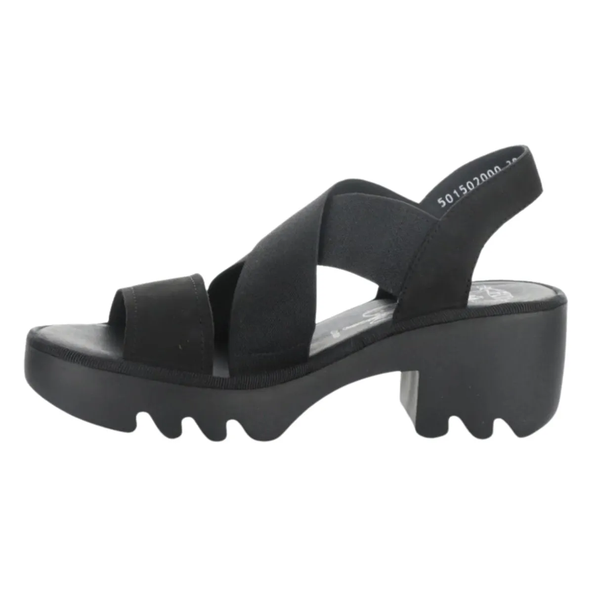 Fly London Femme Taji Noir Élastique