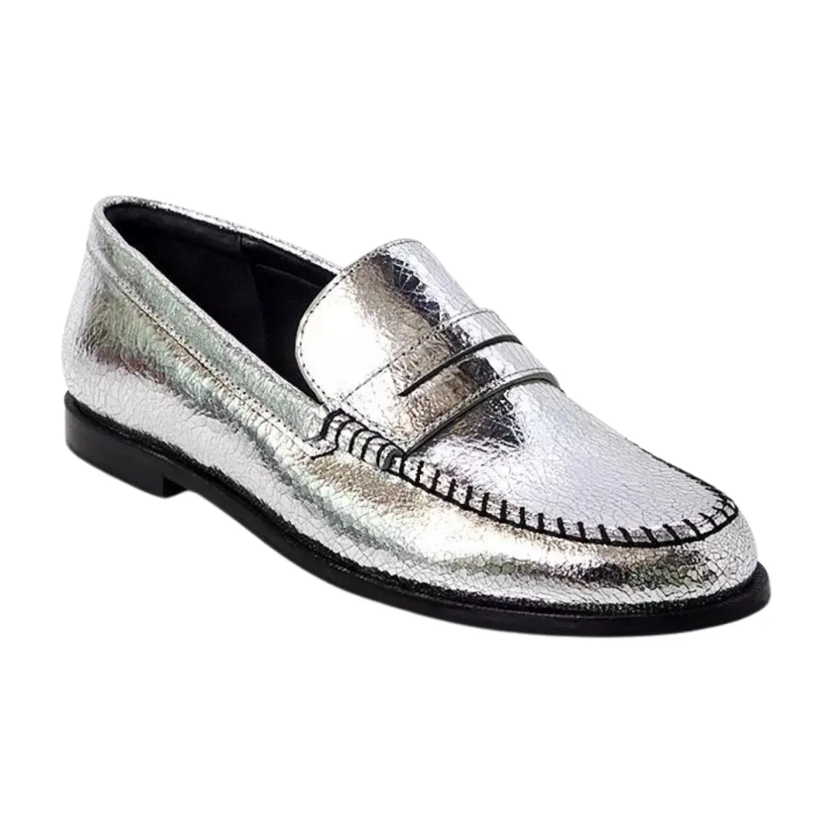 Free People Femme Point de Couverture Cuir Gris Pâle