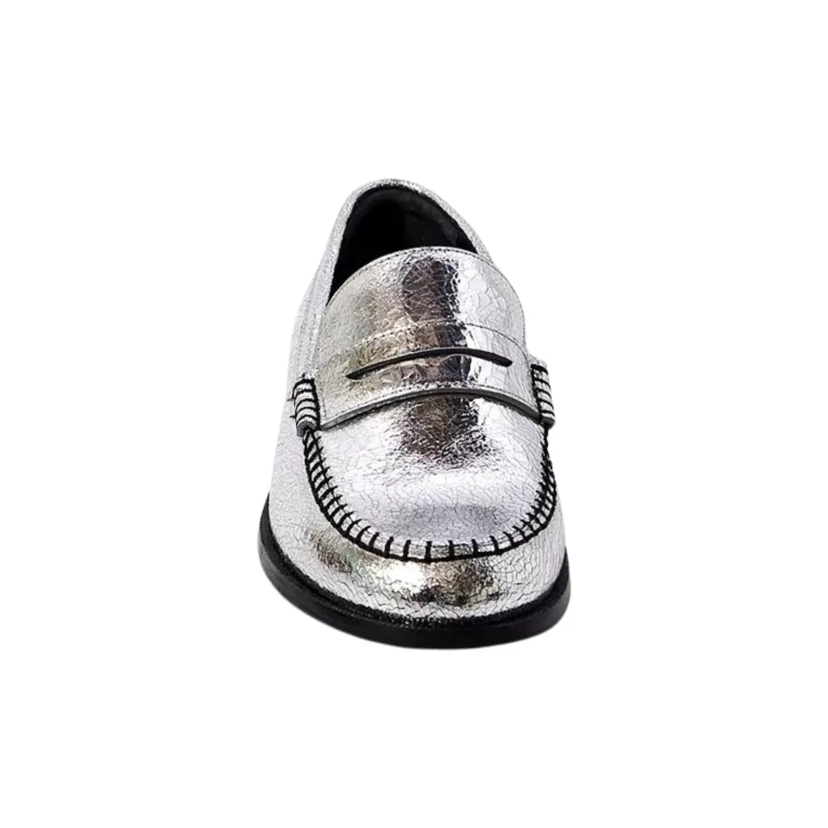 Free People Femme Point de Couverture Cuir Gris Pâle