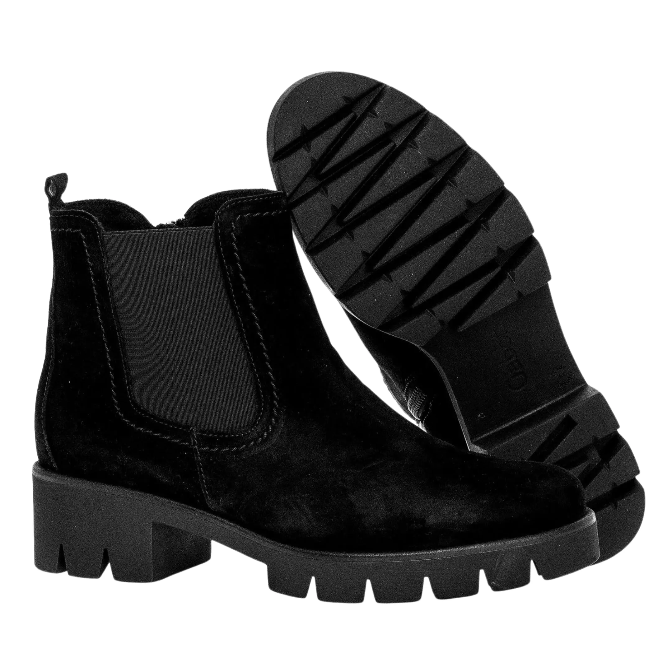 Gabor Femme 31.710.17 Chelsea Suède Noir