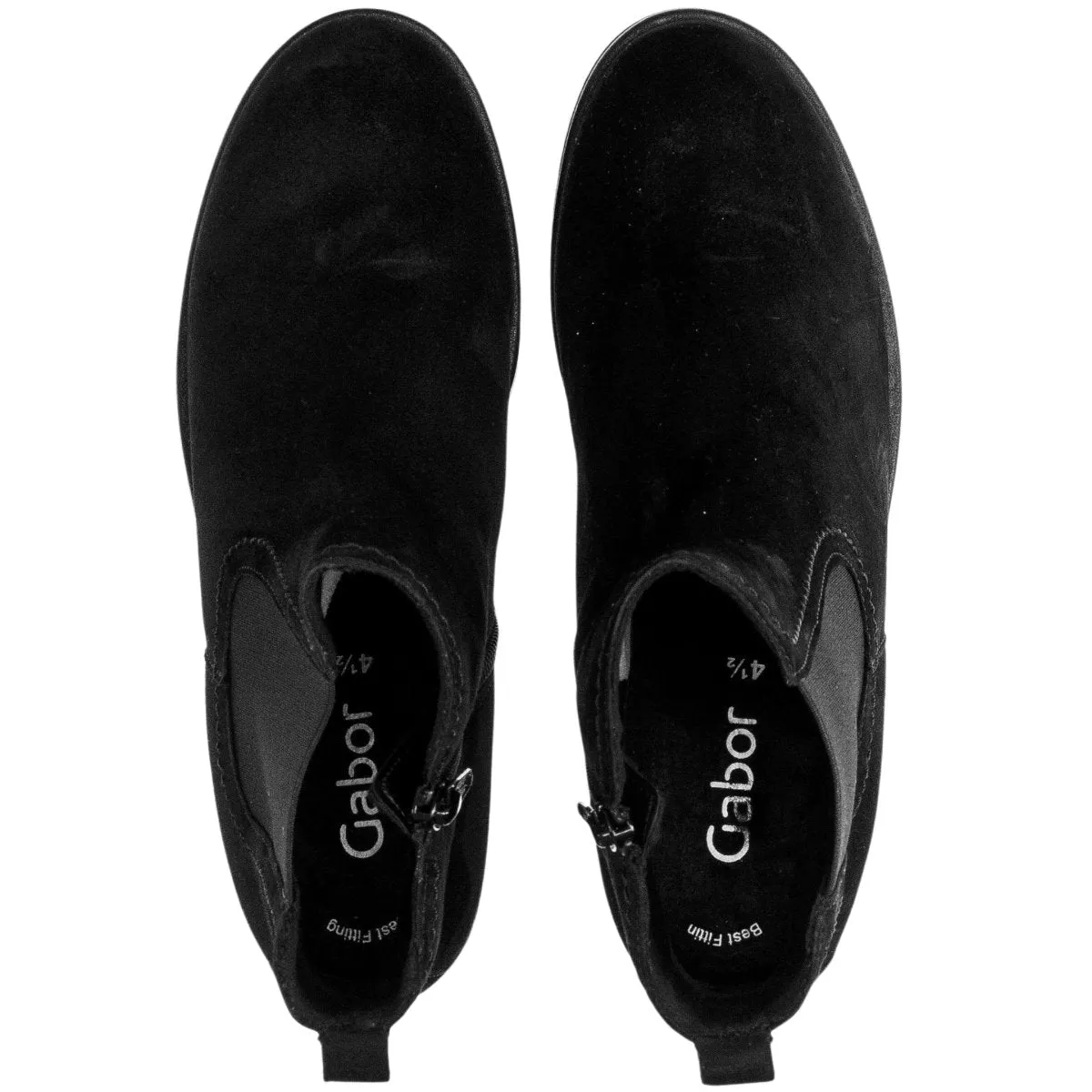 Gabor Femme 31.710.17 Chelsea Suède Noir