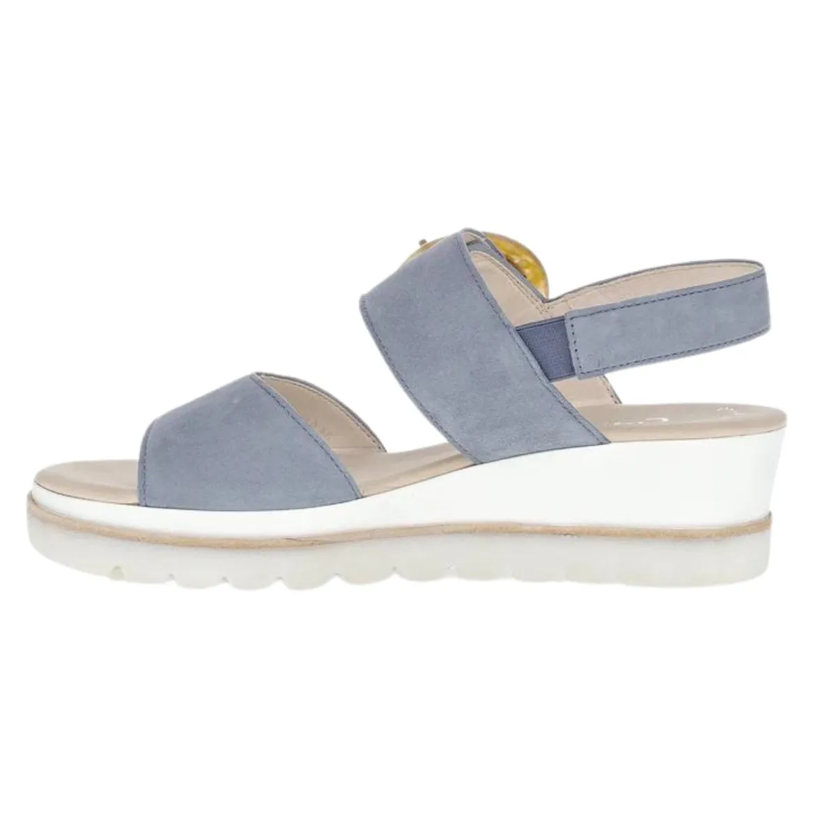 Sandale Gabor Femme 44.645-18 Bleu Ciel Suède