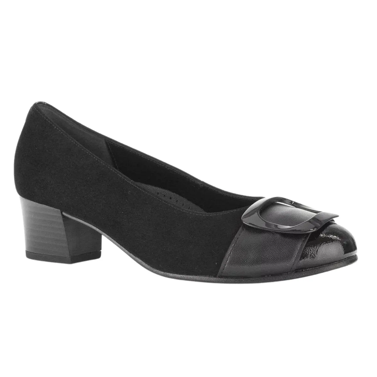 Gabor Femme 52.222.37 Nubuck Élégant Noir