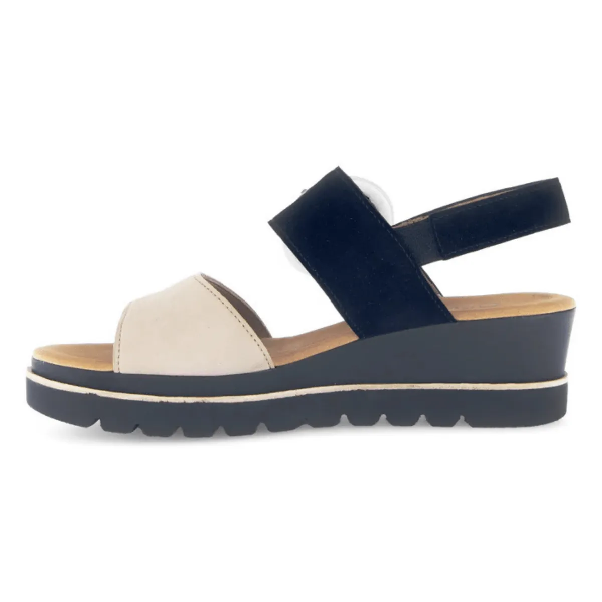 Gabor Femme 64.645.14 Suède Beige/Noir