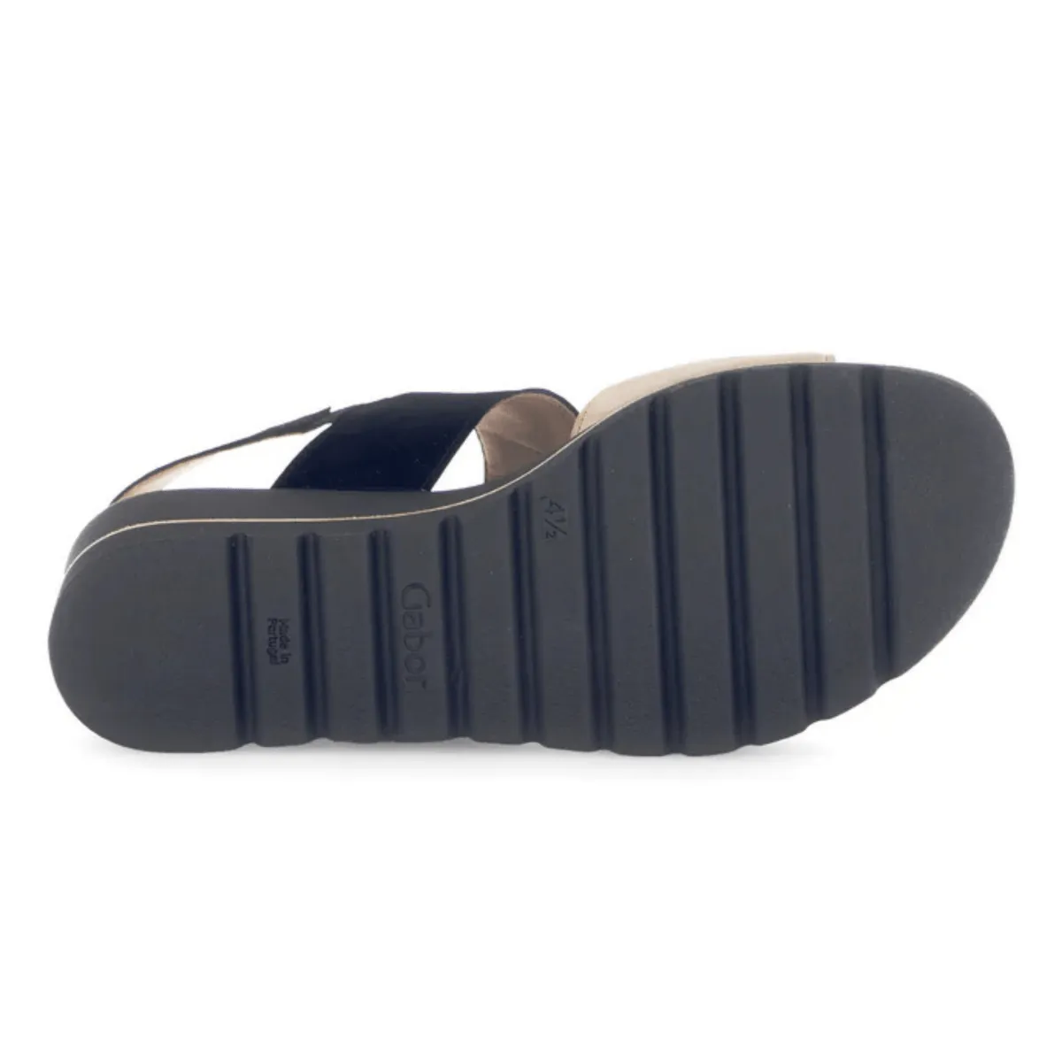 Gabor Femme 64.645.14 Suède Beige/Noir