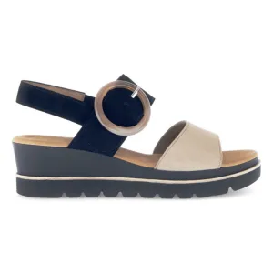Gabor Femme 64.645.14 Suède Beige/Noir