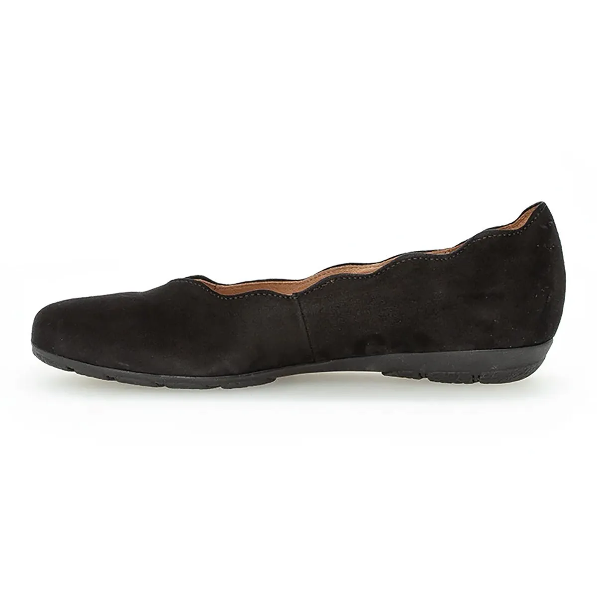 Gabor Femme 84.166.17 Ballerine en Suède Noir
