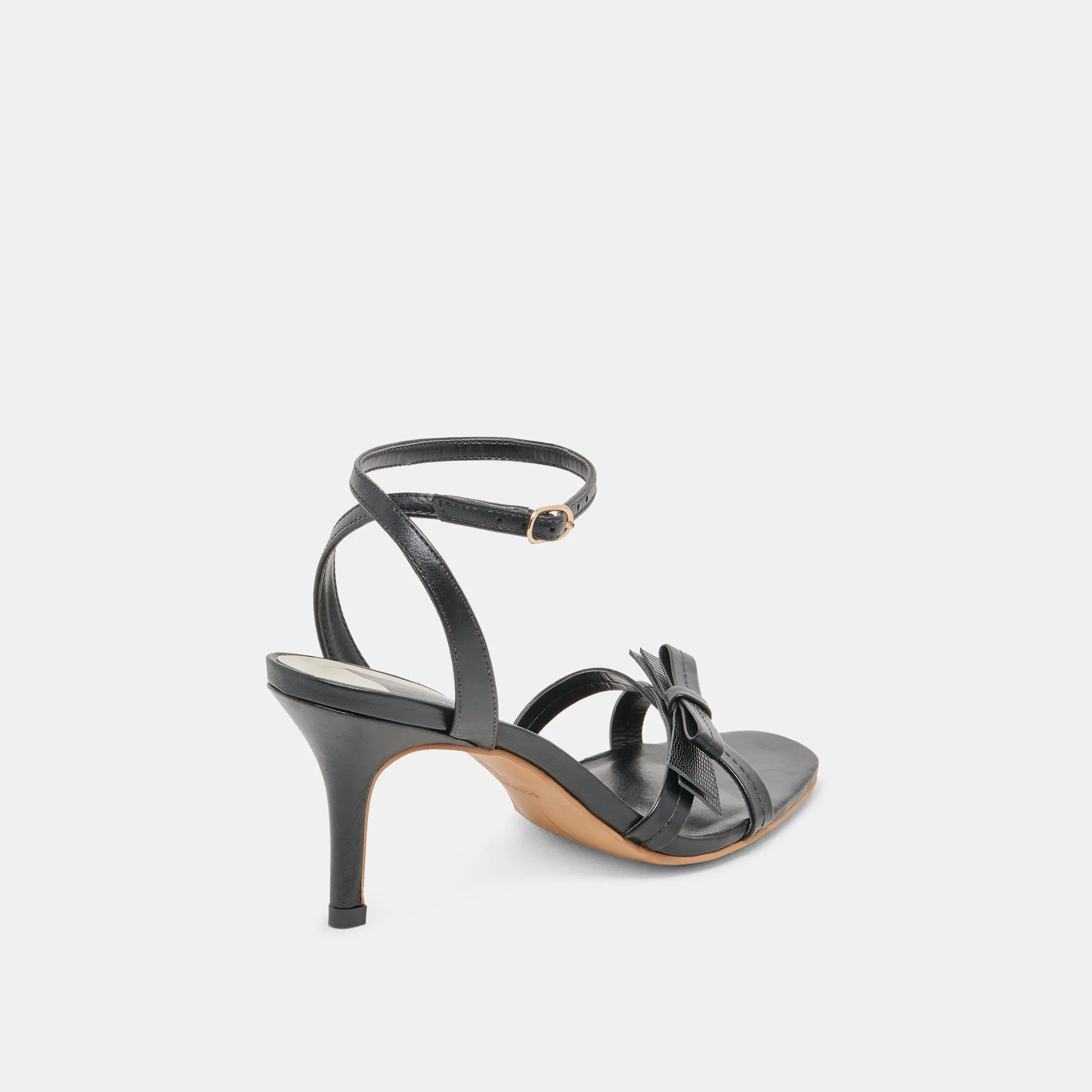 TALONS GALOR EN CUIR NOIR
