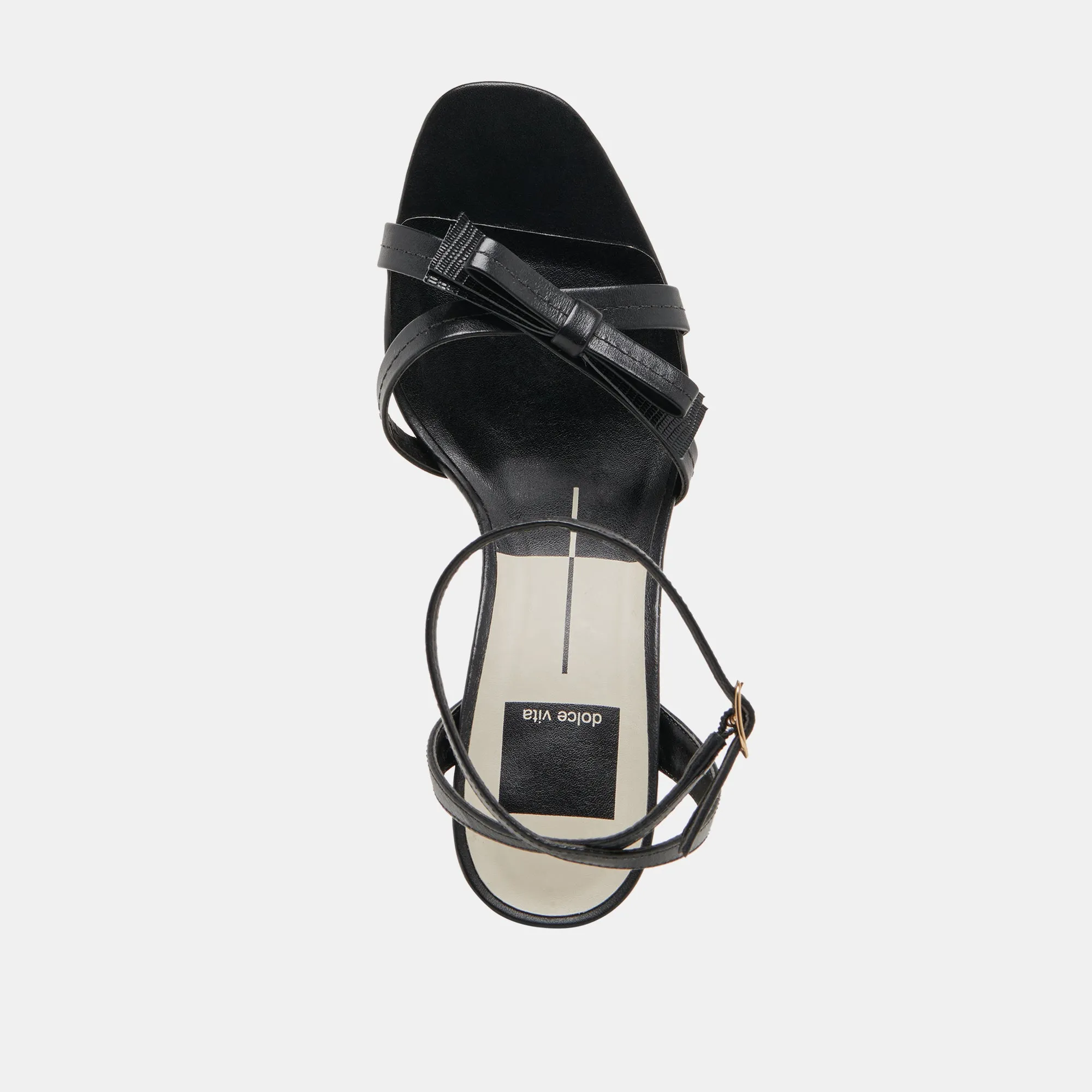 TALONS GALOR EN CUIR NOIR