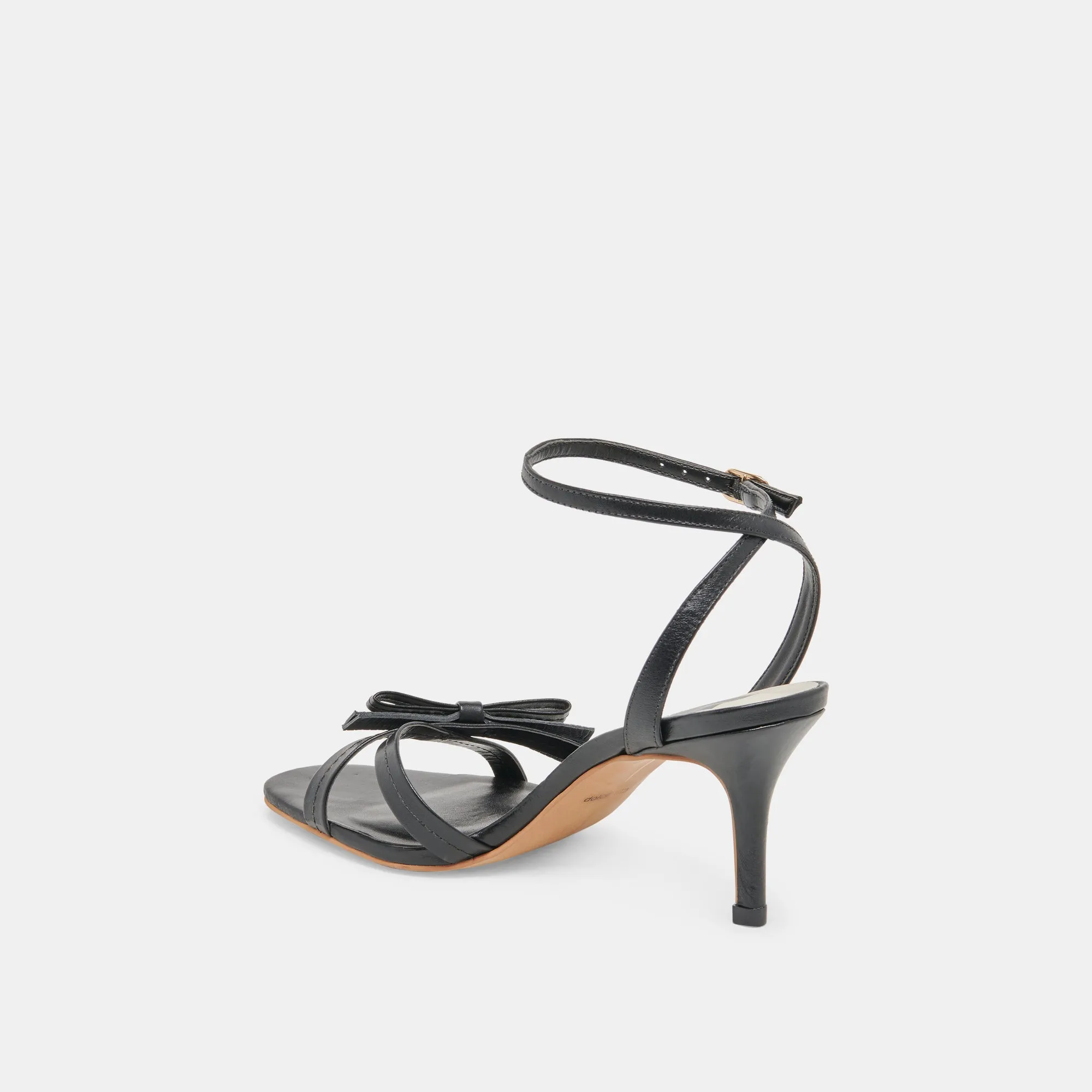 TALONS GALOR EN CUIR NOIR