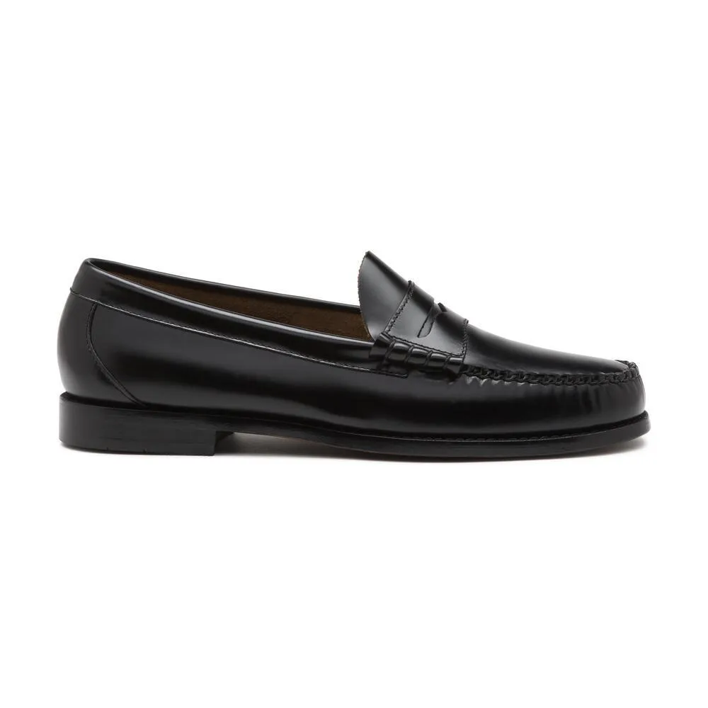G.H. Bass Larson Weejuns pour Homme en Cuir Noir