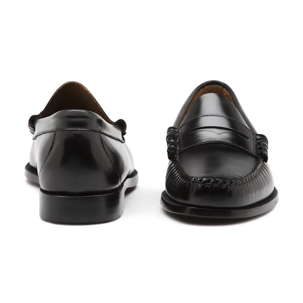 G.H. Bass Larson Weejuns pour Homme en Cuir Noir