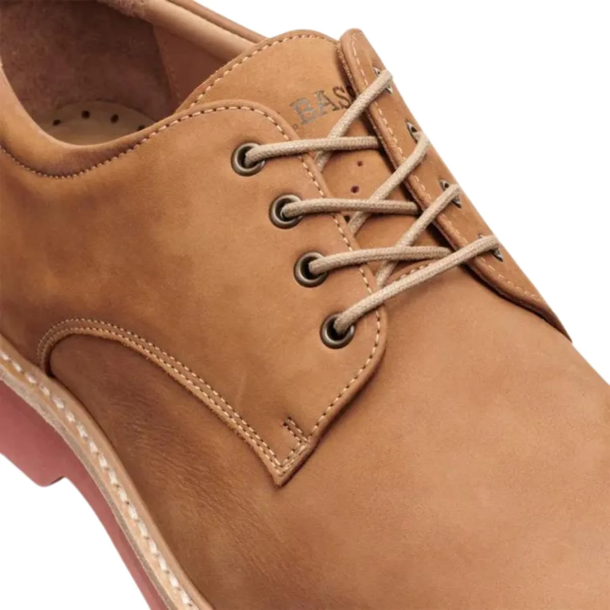 G.H. Bass Derby Pasadena pour Homme en Cuir Buc Tan