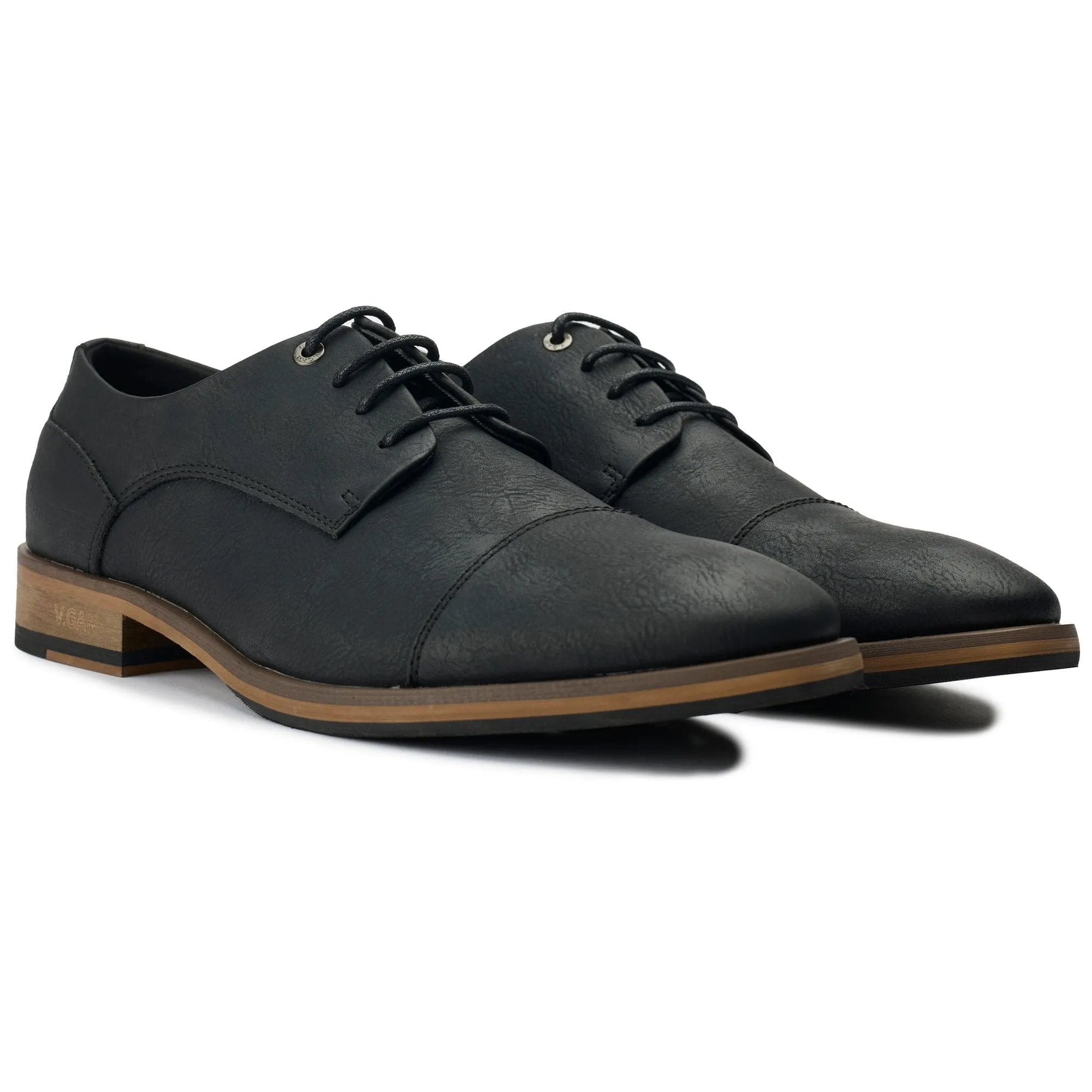 Chaussures Derby en Cuir Végan pour Homme Ginger 2 | Noir