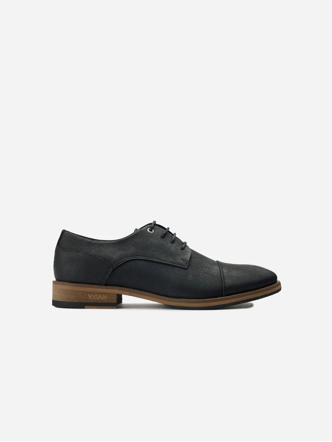 Chaussures Derby en Cuir Végan pour Homme Ginger 2 | Noir