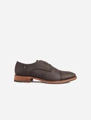 Chaussures Derby en Simili-Cuir Vegan pour Hommes Ginger | Marron