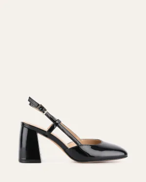 GLORIA TALONS HAUTS VERNIS NOIR