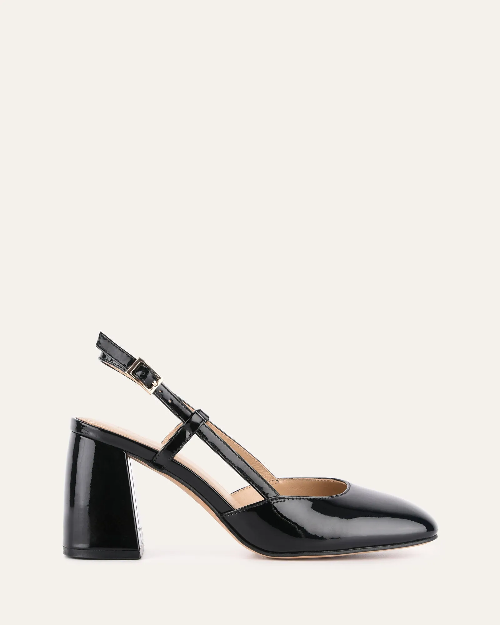 GLORIA TALONS HAUTS VERNIS NOIR