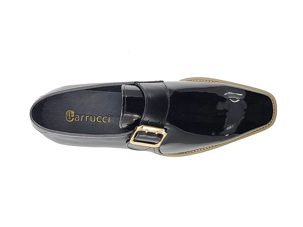 Superbe Richelieu Verni à Enfiler - Noir