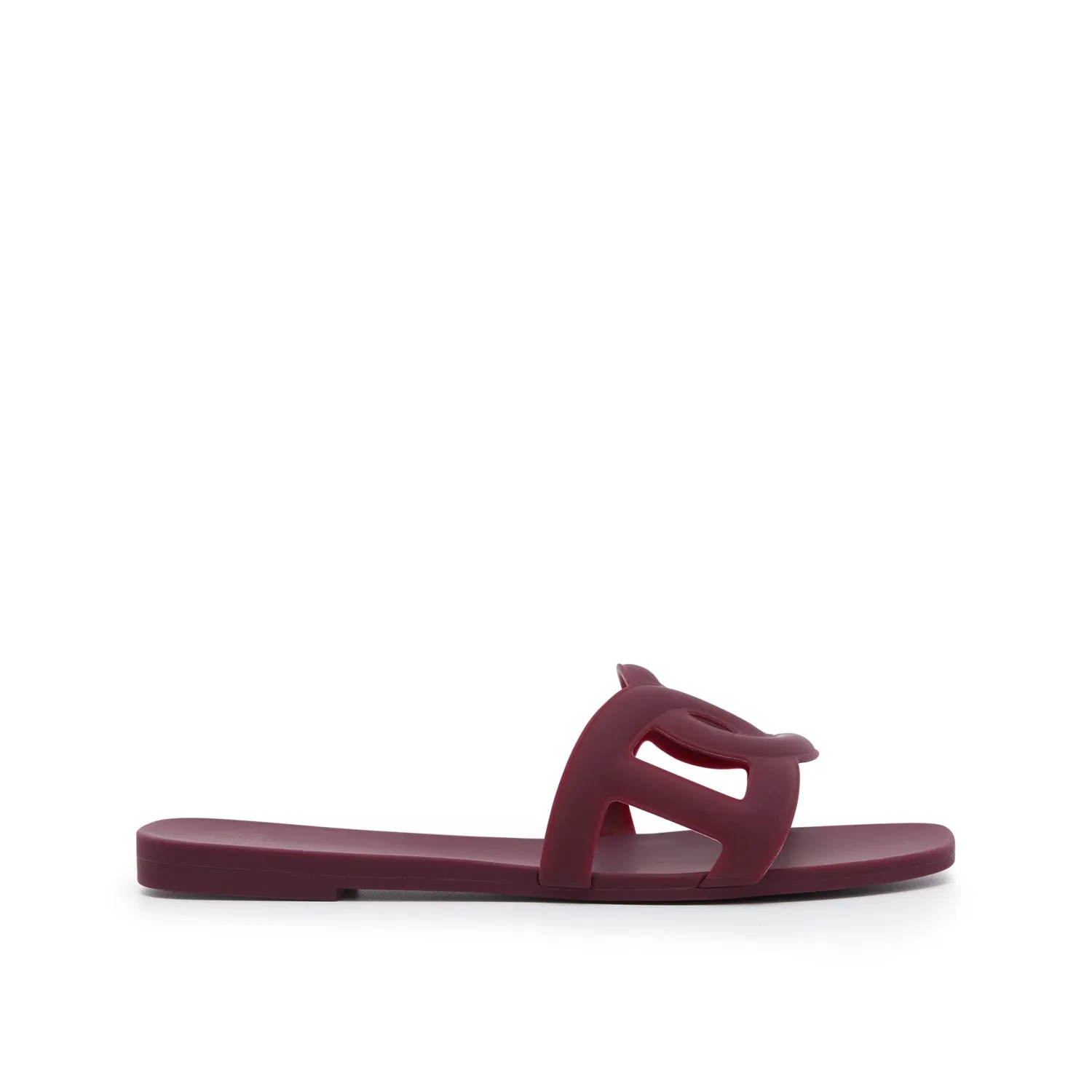 Sandales Grase Glis Rouge Foncé