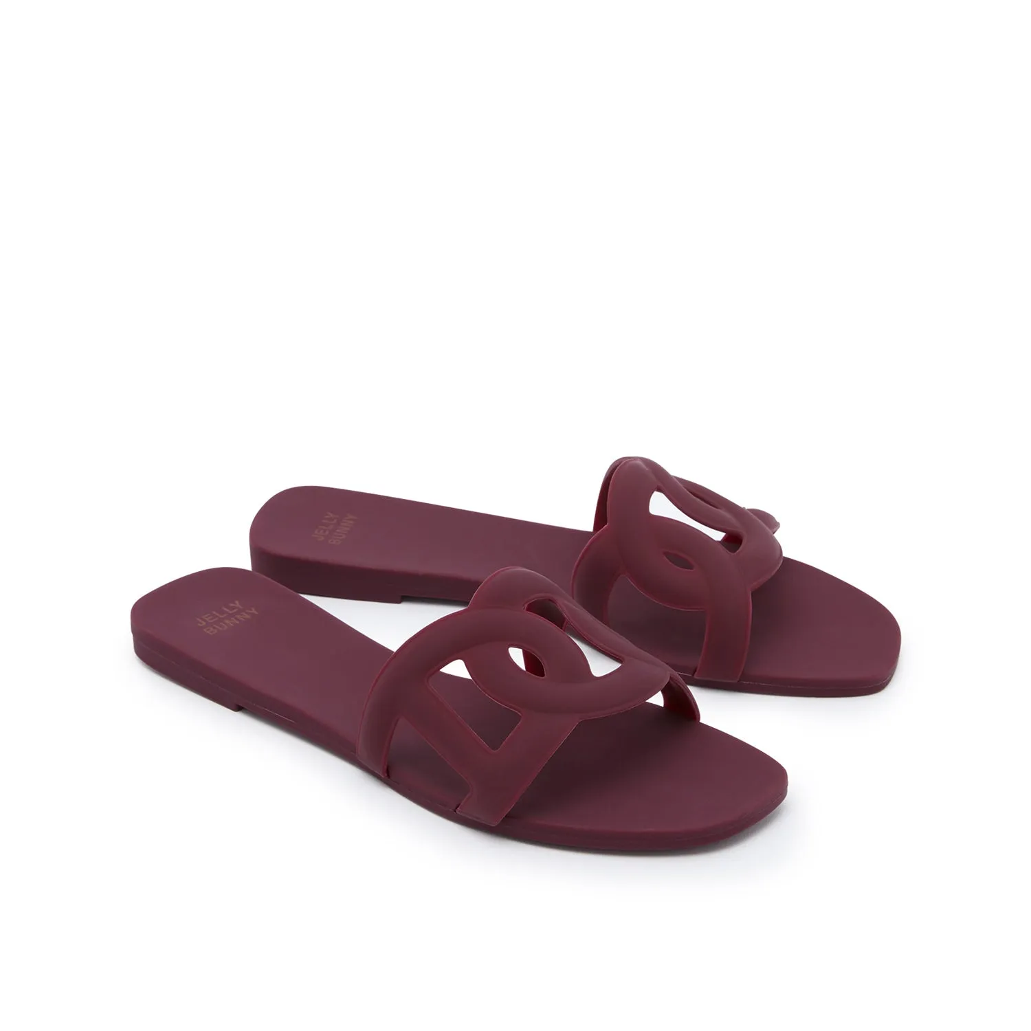 Sandales Grase Glis Rouge Foncé