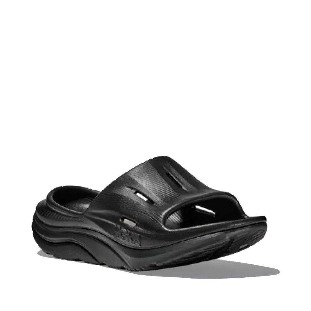 Hoka Ora Recovery Slide 3 Sandale en Noir