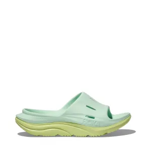 Hoka Ora Recovery Slide Sandal 3 en Aqua Breeze/Jus de Céleri