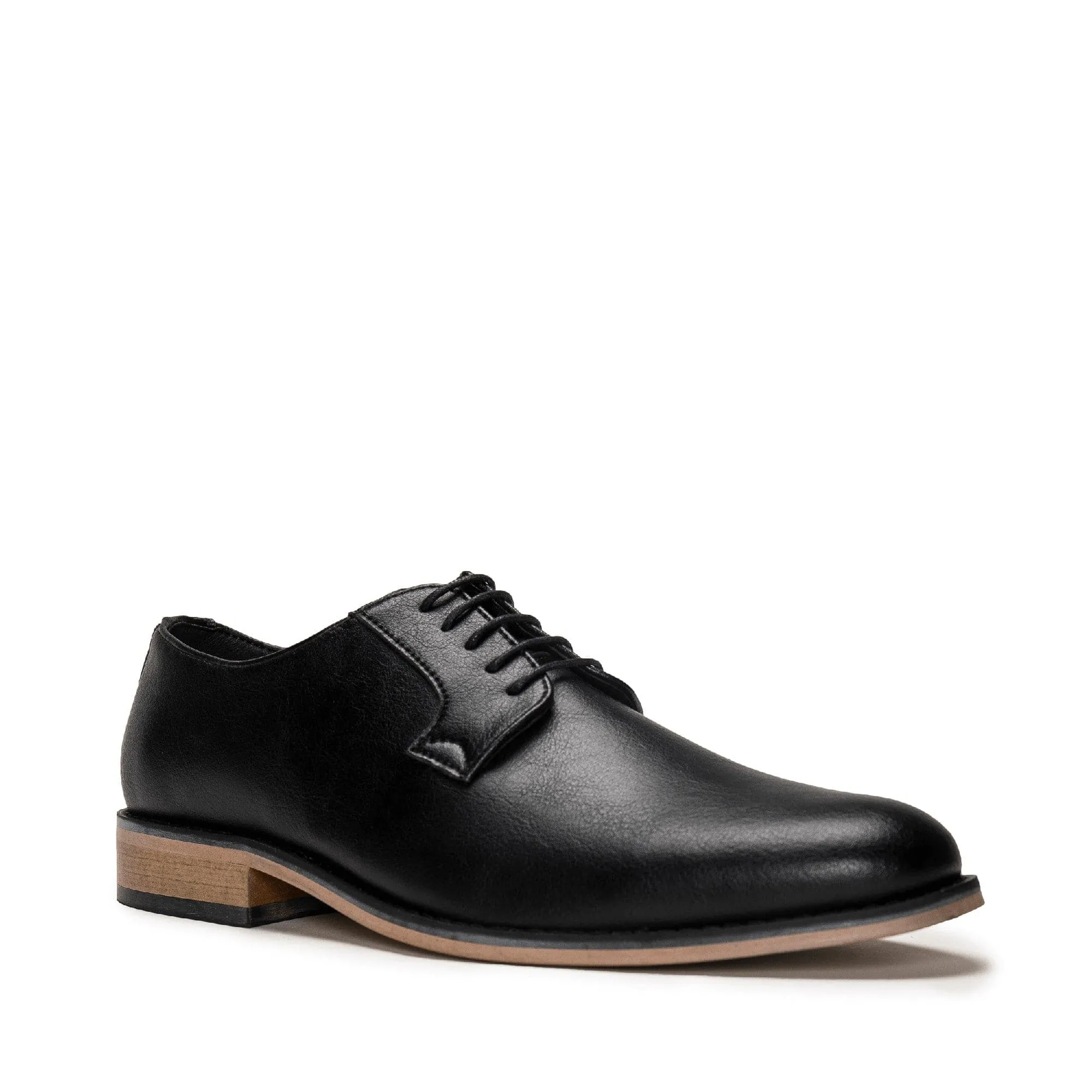 Chaussures Blucher en Simili-Cuir Vegan pour Homme Jake | Noir