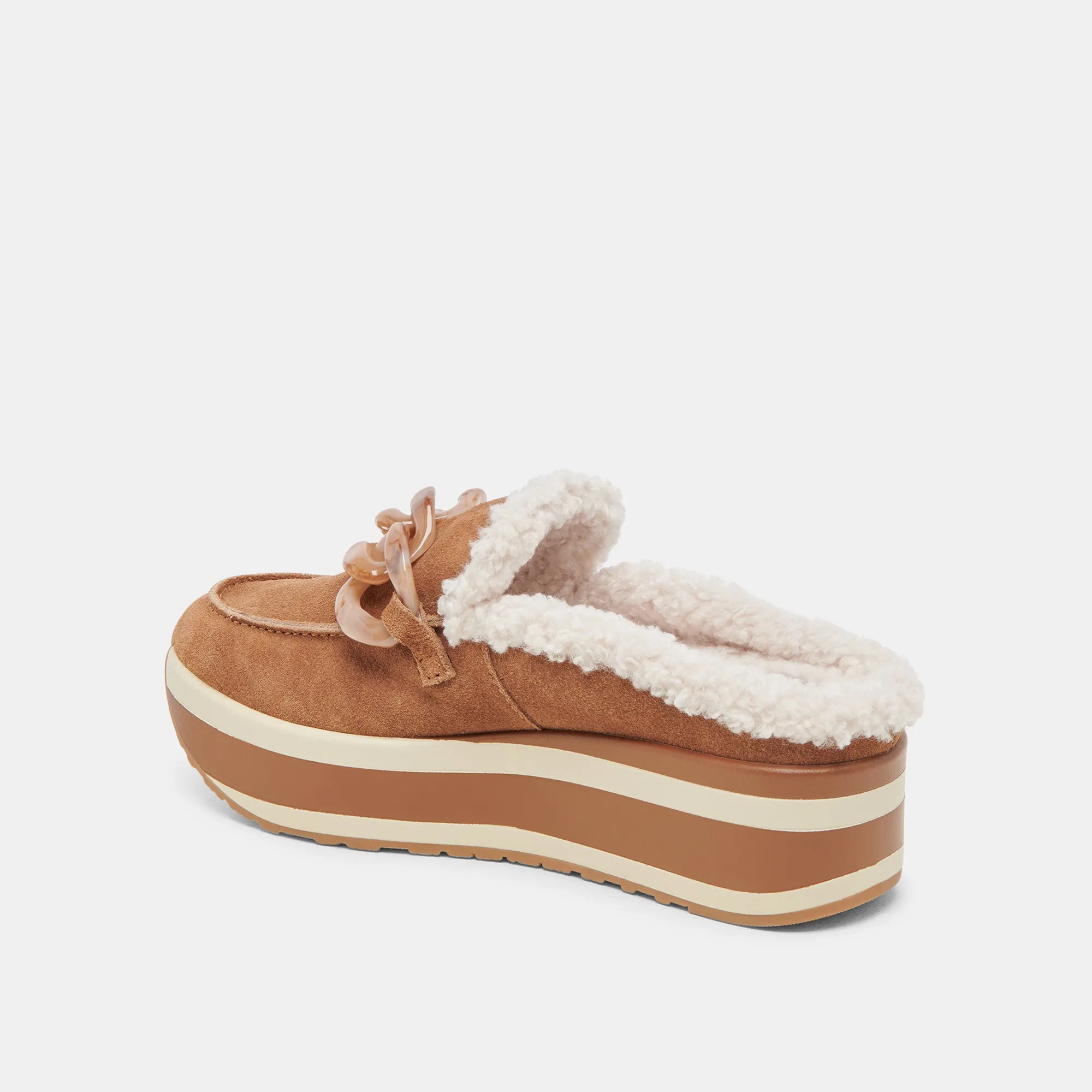 JAMEY SNEAKERS EN DAIM PÉCAN DOUX