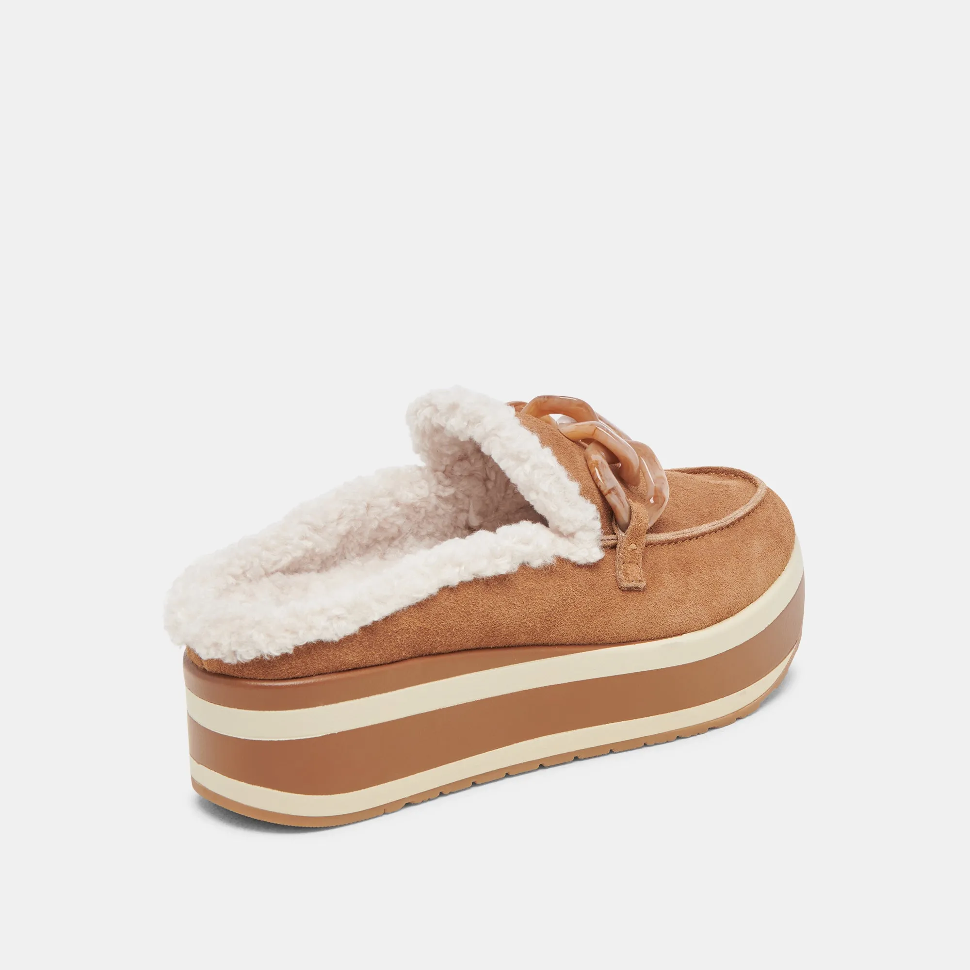 JAMEY SNEAKERS EN DAIM PÉCAN DOUX