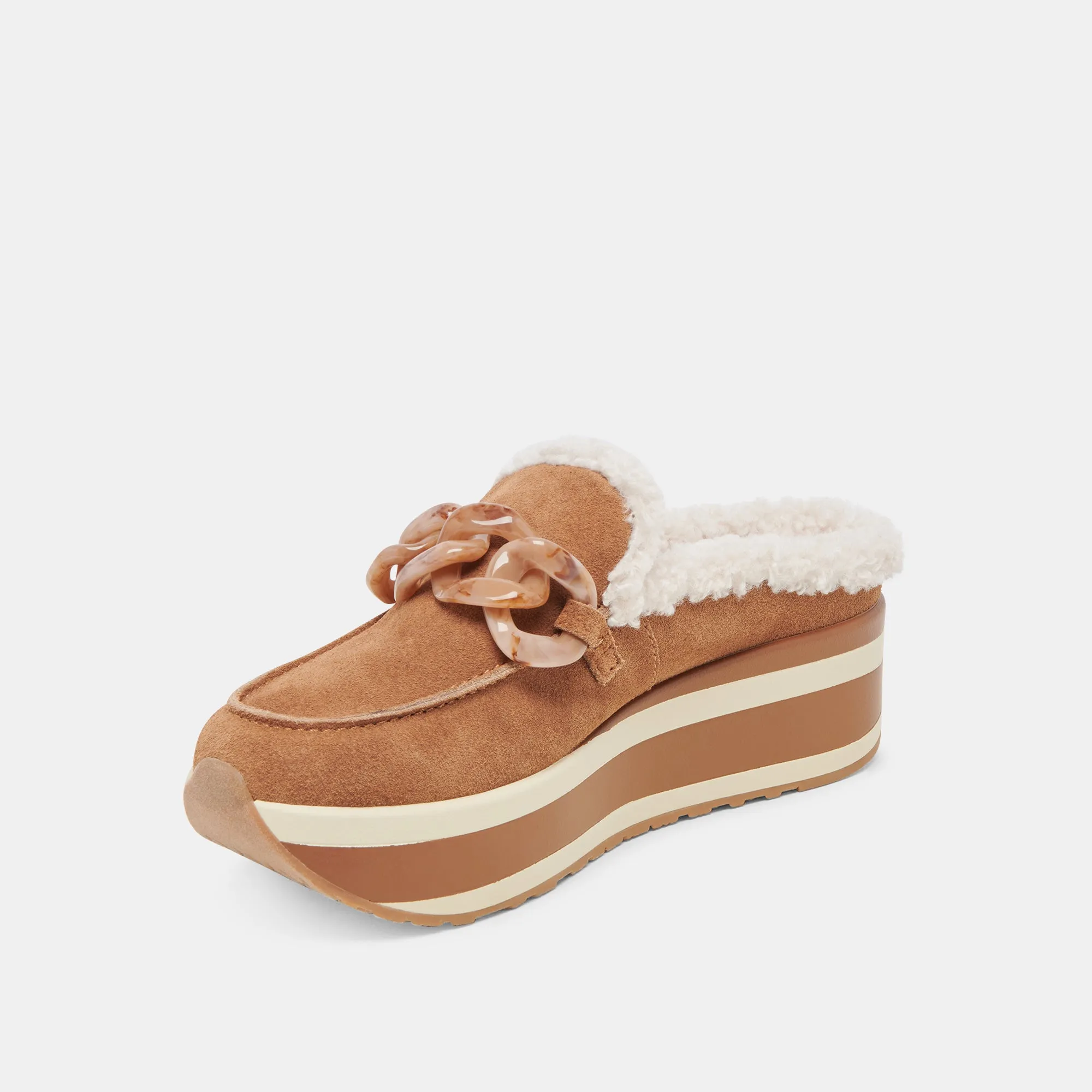 JAMEY SNEAKERS EN DAIM PÉCAN DOUX