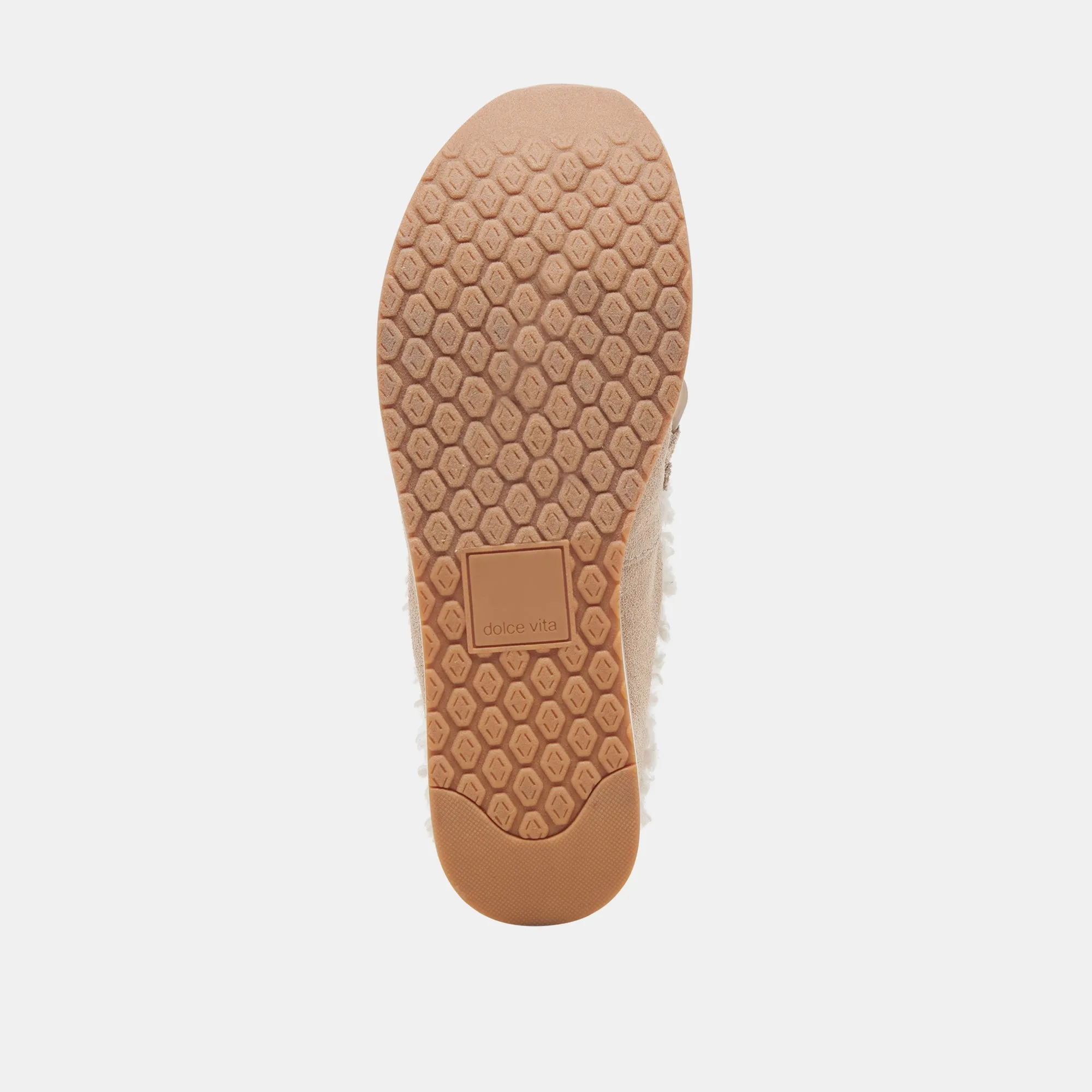 JAMEY BASKETS DOUCE PELUCHE SUÈDE TAUPE